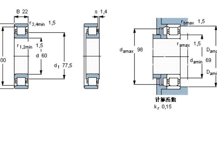 SKF N212ECM軸承