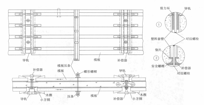 冷卻塔電動爬模施工工法