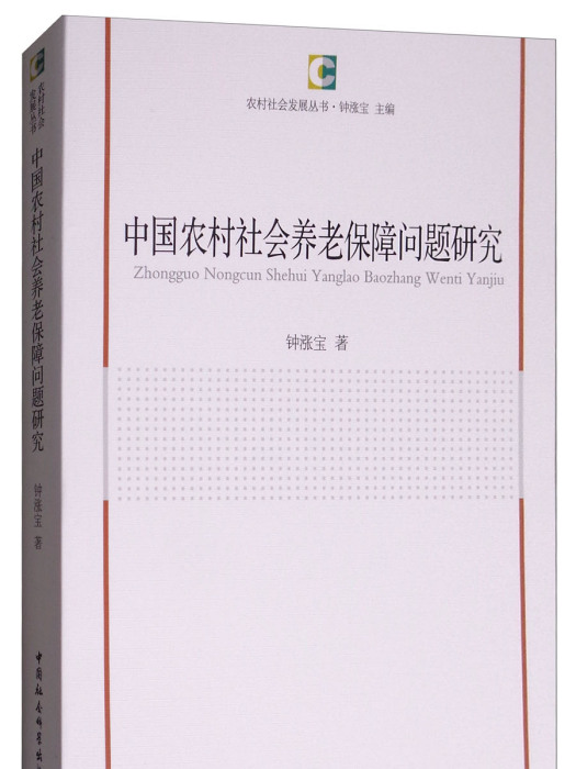 中國農村社會養老保障問題研究