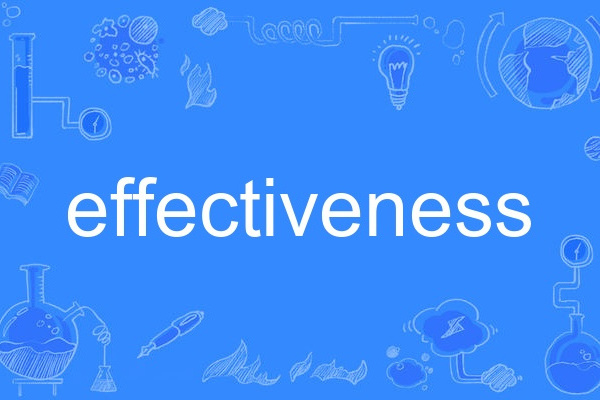 effectiveness