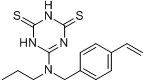 6-（4-乙烯基苄基-正丙基）氨基-1,3,5-三嗪-2,4-二硫醇