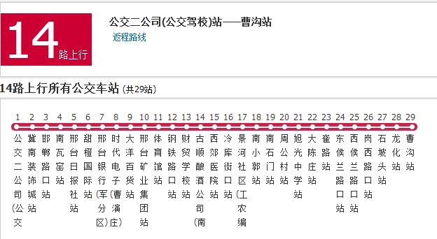 邢台公交14路