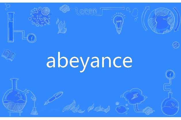 abeyance