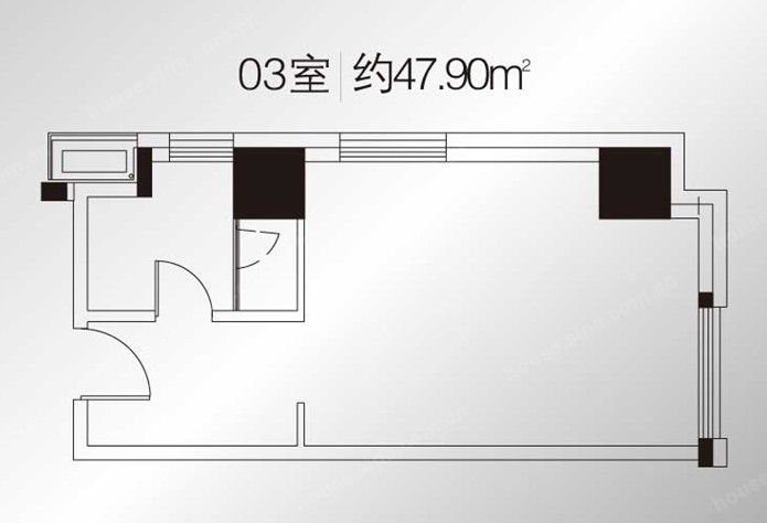 北辰大廈戶型圖