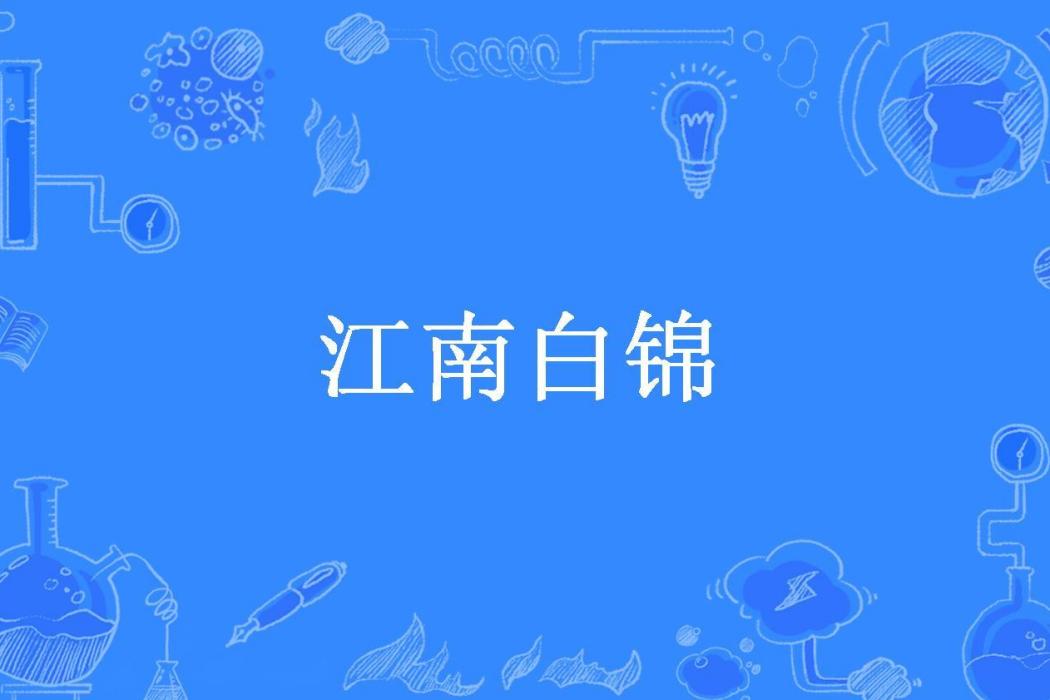 江南白錦