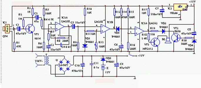 紅外感測器套用電路