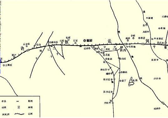 許扶運河線路圖