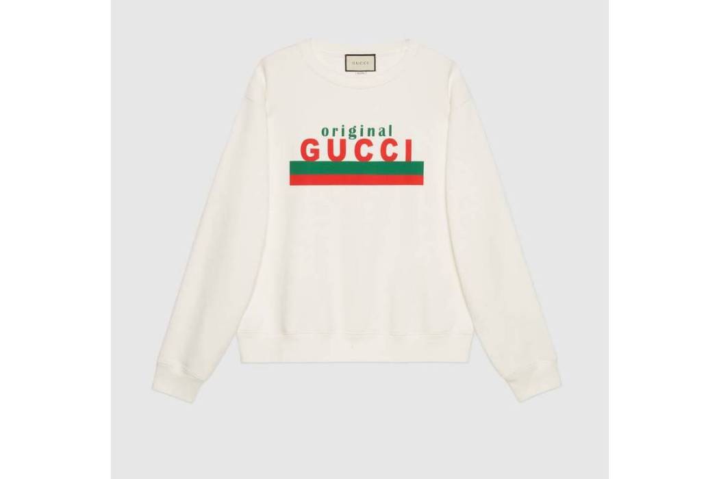 \x22Original Gucci\x22印花衛衣