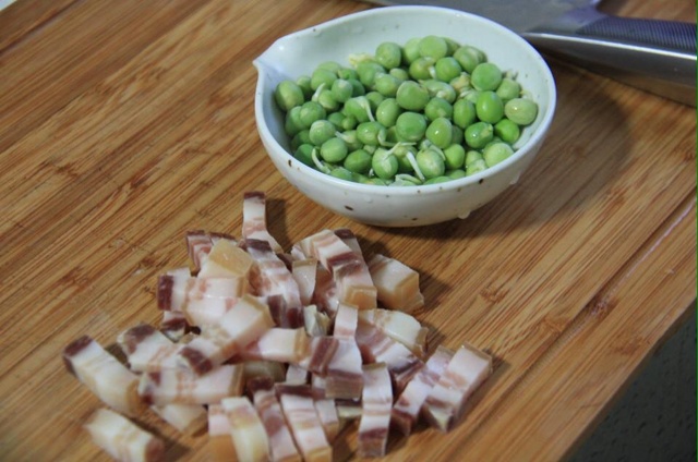 原味青豆臘肉燜飯