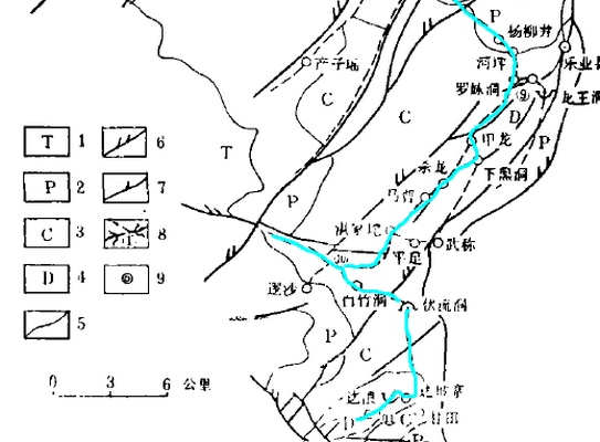 百朗地下河