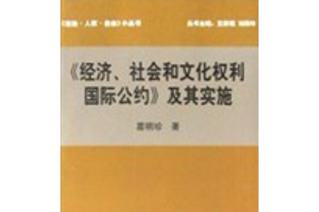 《經濟、社會和文化權利國際公約》及其實施