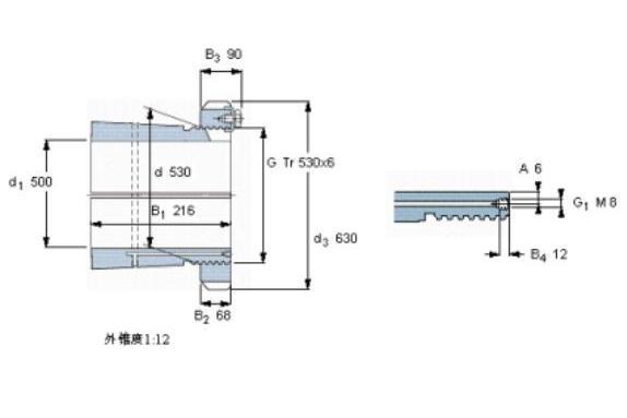 SKF OH39/530H軸承