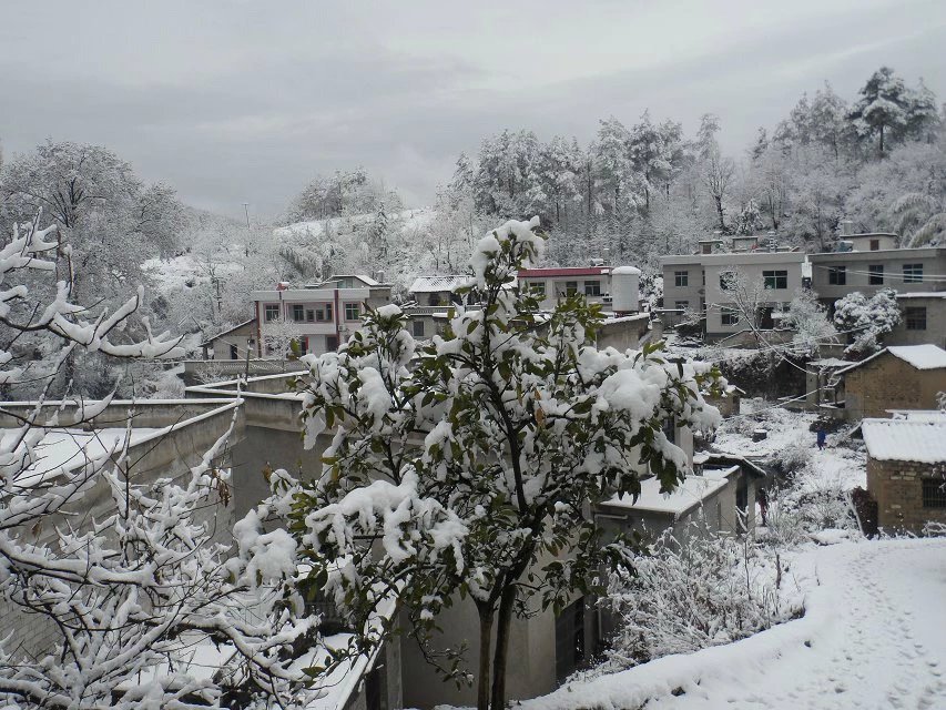 周家塆-雪景