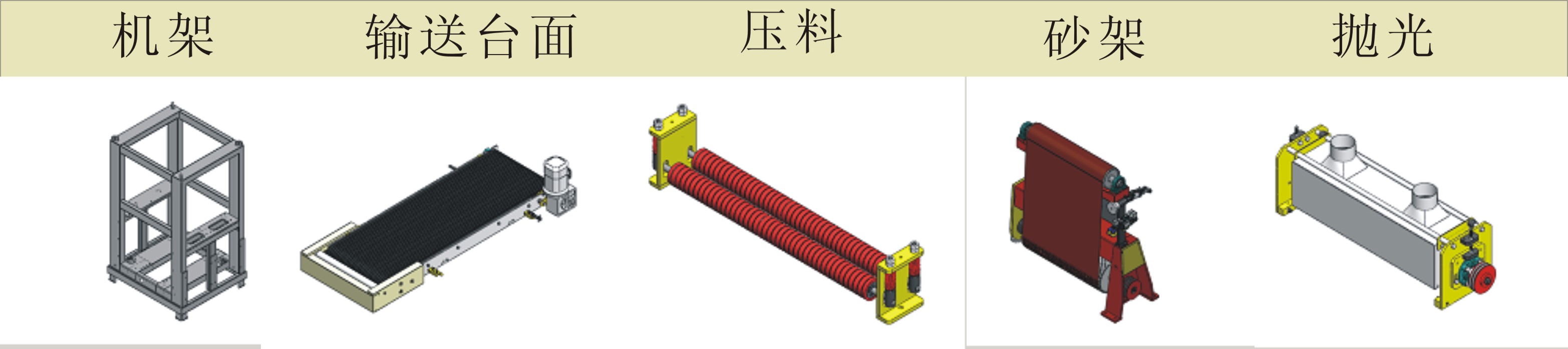 底漆砂光機結構圖