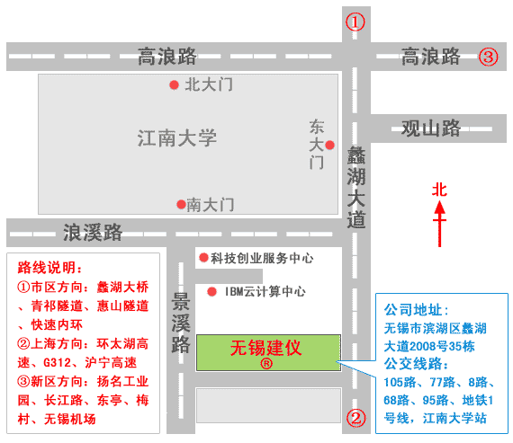 無錫建儀公司地圖