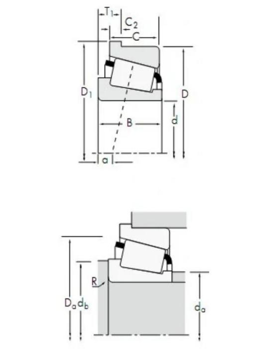 TIMKEN 14117A/14276-B軸承