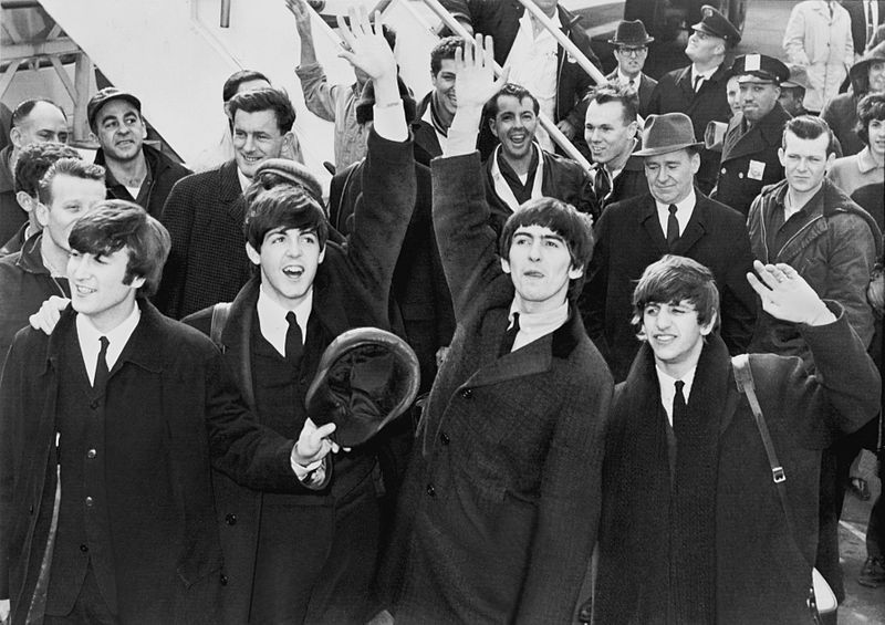 披頭士1964年到達甘迺迪國際機場