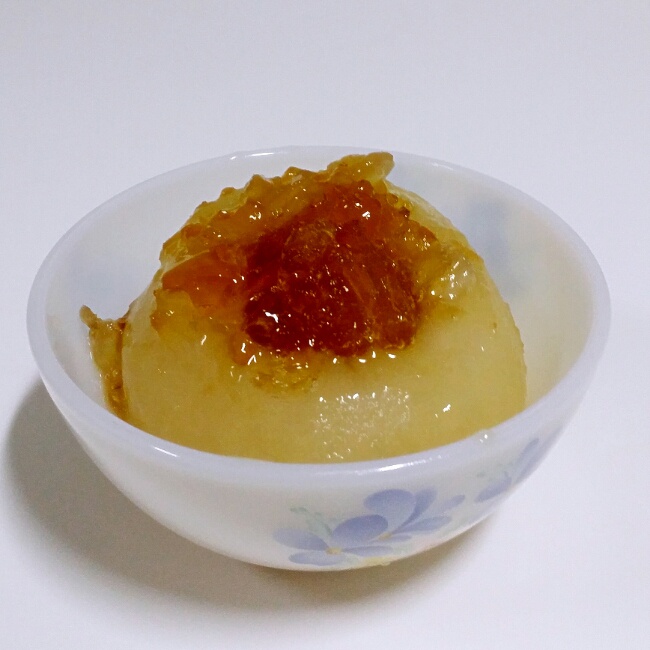 皂角米桃膠釀蜜梨