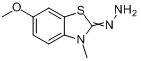 6-甲氧基-3-甲基苯並噻唑腙-[2]