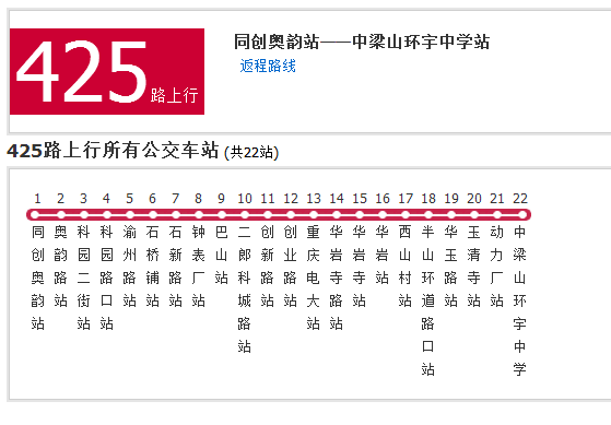 重慶公交425路