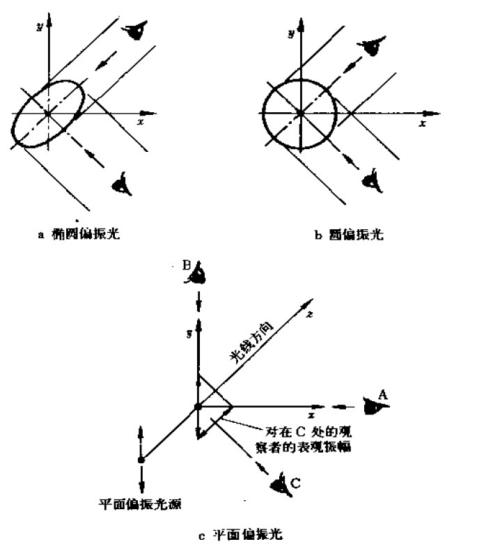 圖2入射光為偏振光時的微光光強度示意圖