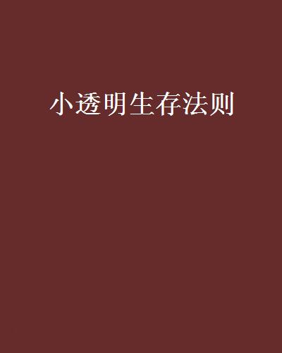 小透明生存法則(晉江文學城小說)