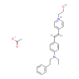 4-[2-[4-[乙基（苯基甲基）氨基]苯基]乙烯基]-1-（2-羥乙基）吡啶翁乙酸鹽