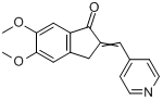 5,6-二甲氧基-2-（4-吡啶基）亞甲基-1-茚酮