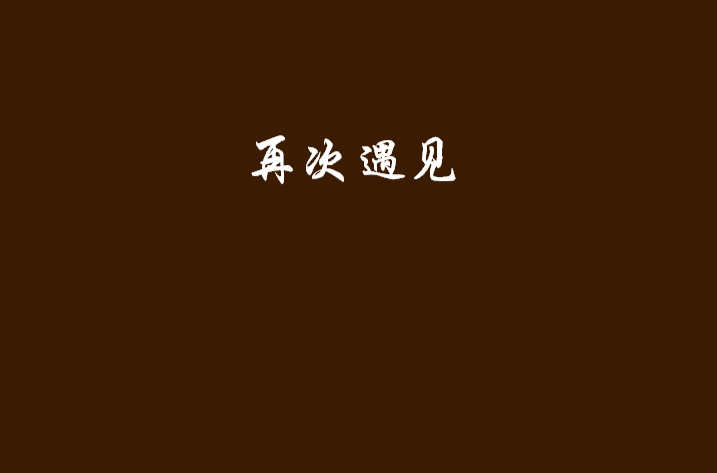 再次遇見(小說)