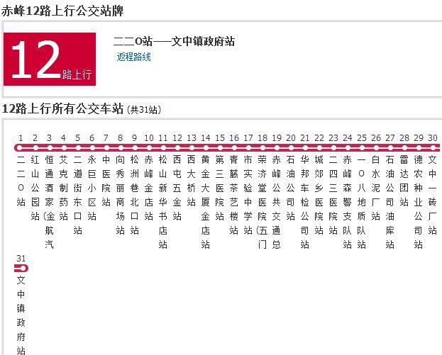 赤峰公交12路