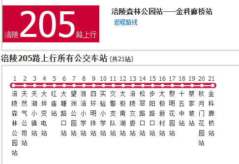 涪陵公交205路