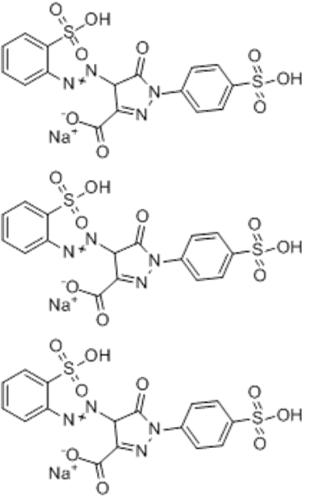 4,5-二氫-5-氧代-1-（4-磺基苯基）-4-[（2-磺基苯基）偶氮]-1H-吡唑-3-甲酸三鈉鹽