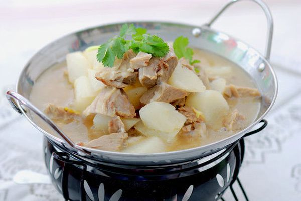 山藥豆苗羊肉湯