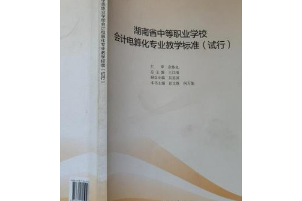 湖南省中等職業學校會計電算化專業教學標準（試行）