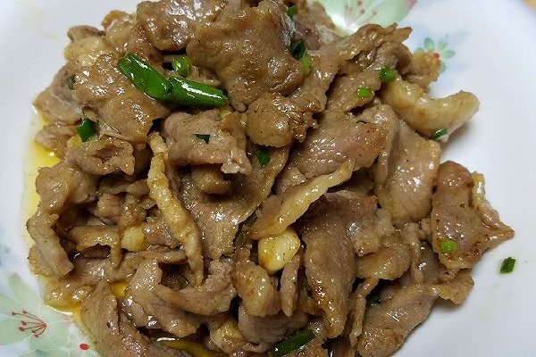 沙茶醬炒肉片