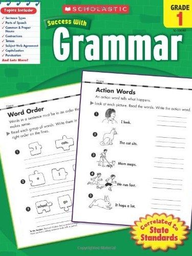 Scholastic Success With Grammar, Grade 1