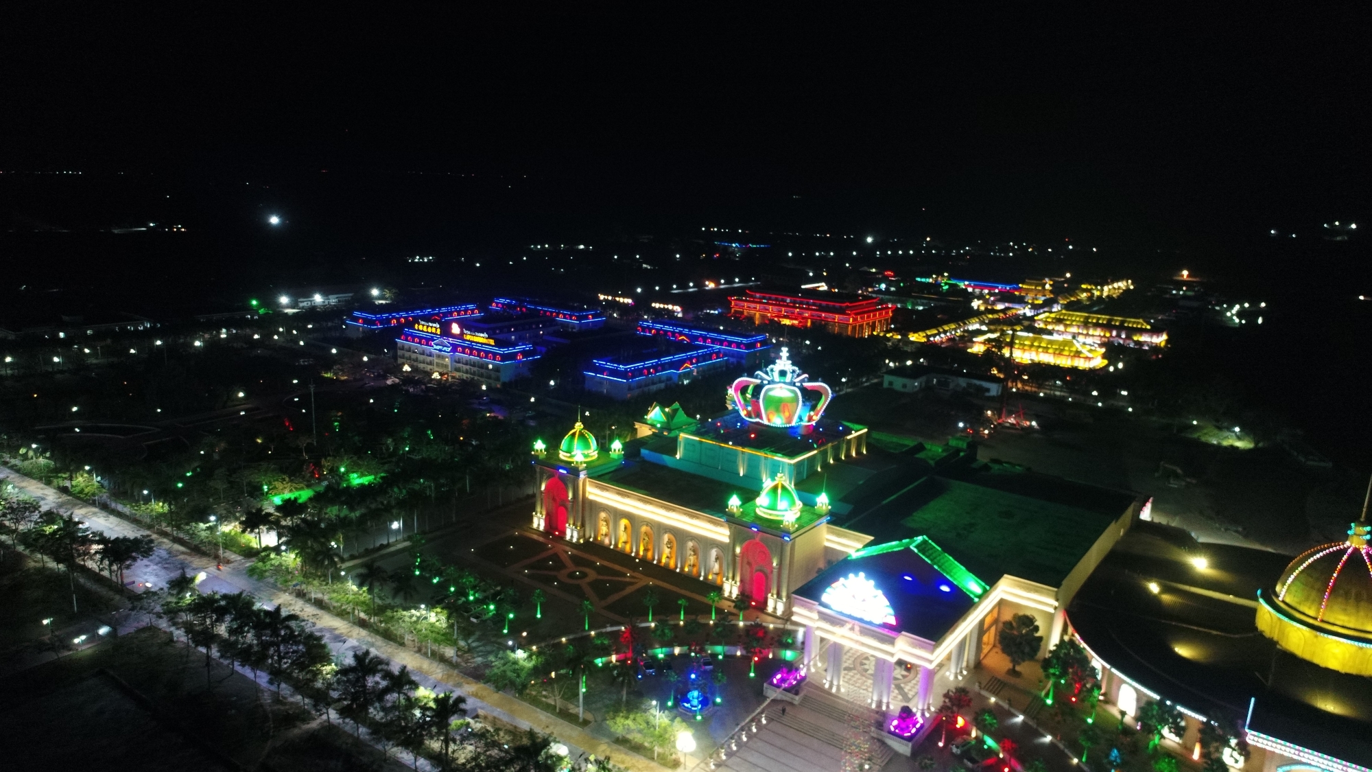 金三角經濟特區夜間實景