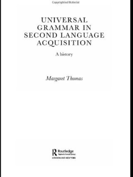 Universal Grammar in Second-Language Acquisition