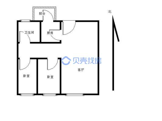 朗晴居二期戶型圖