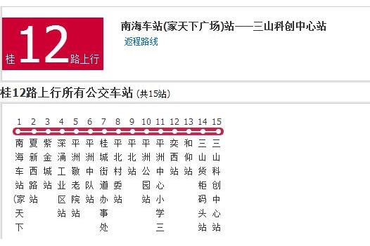 佛山公交桂12路