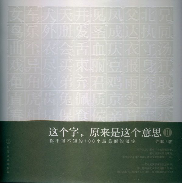 這個字，原來是這個意思Ⅱ：你不可不知的100個最美麗的漢字