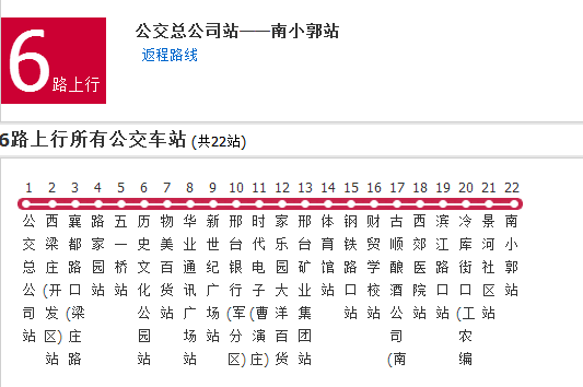 邢台公交6路