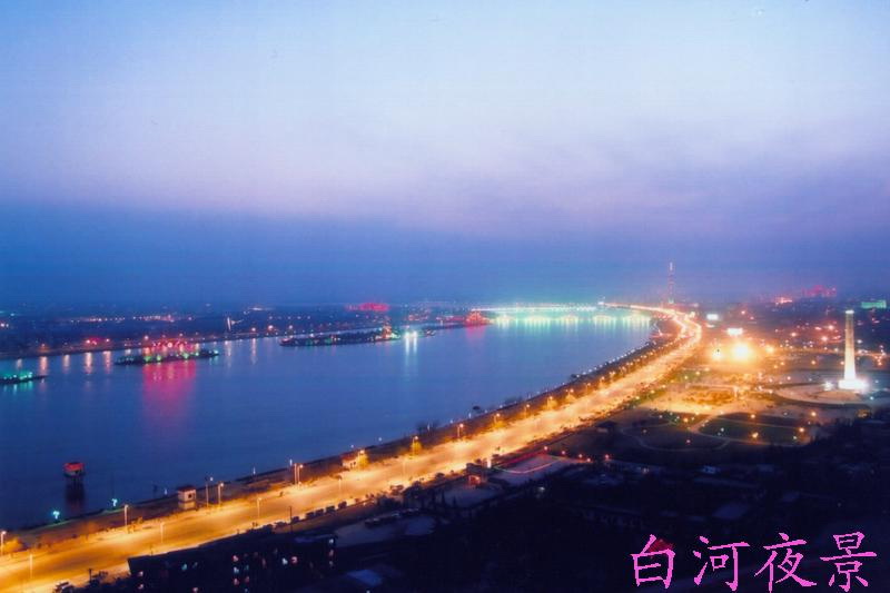 白河夜景