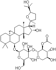 黃芪皂苷 II 結構式