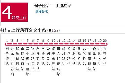 遂寧公交4路支