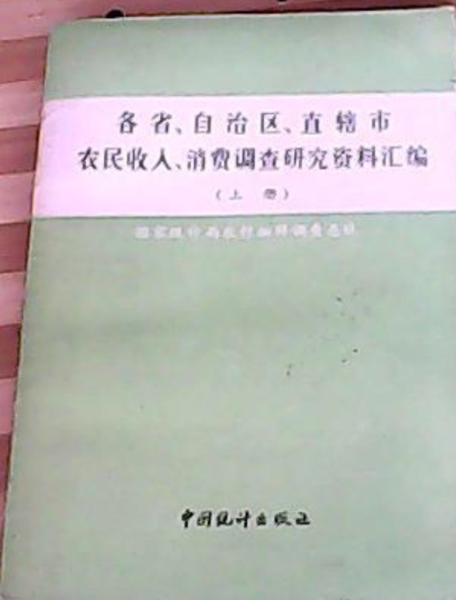 各省、自治區、直轄市農民收入、消費調查研究資料彙編