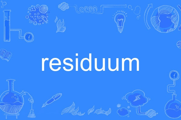 residuum