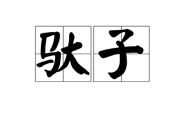 馱子(漢語詞語)