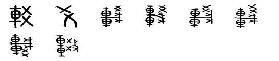 “較”的演變過程