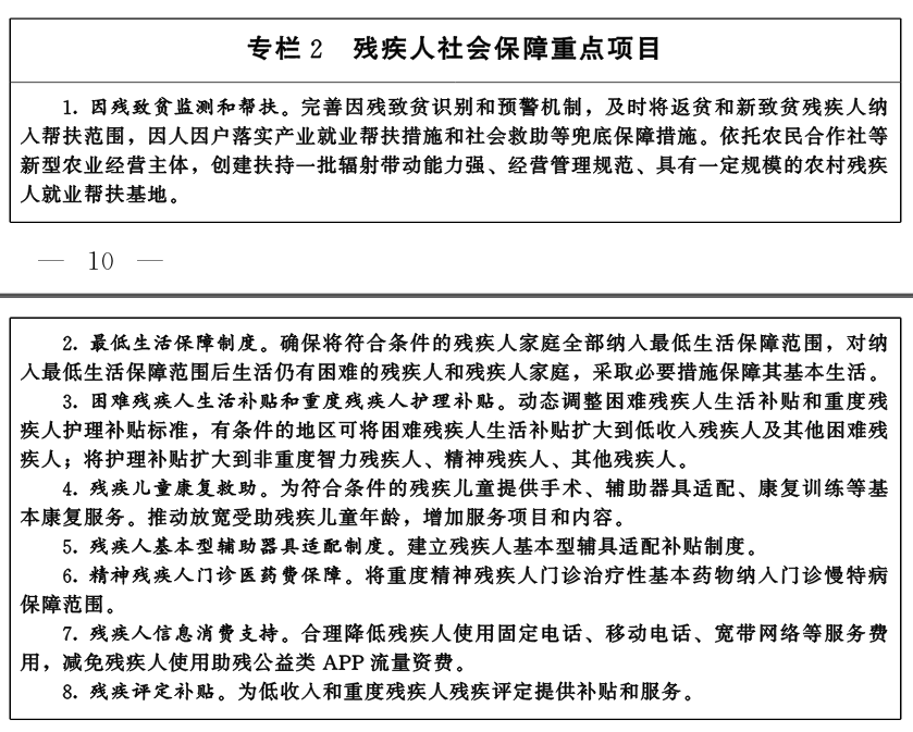 湖北省殘疾人事業發展“十四五”規劃